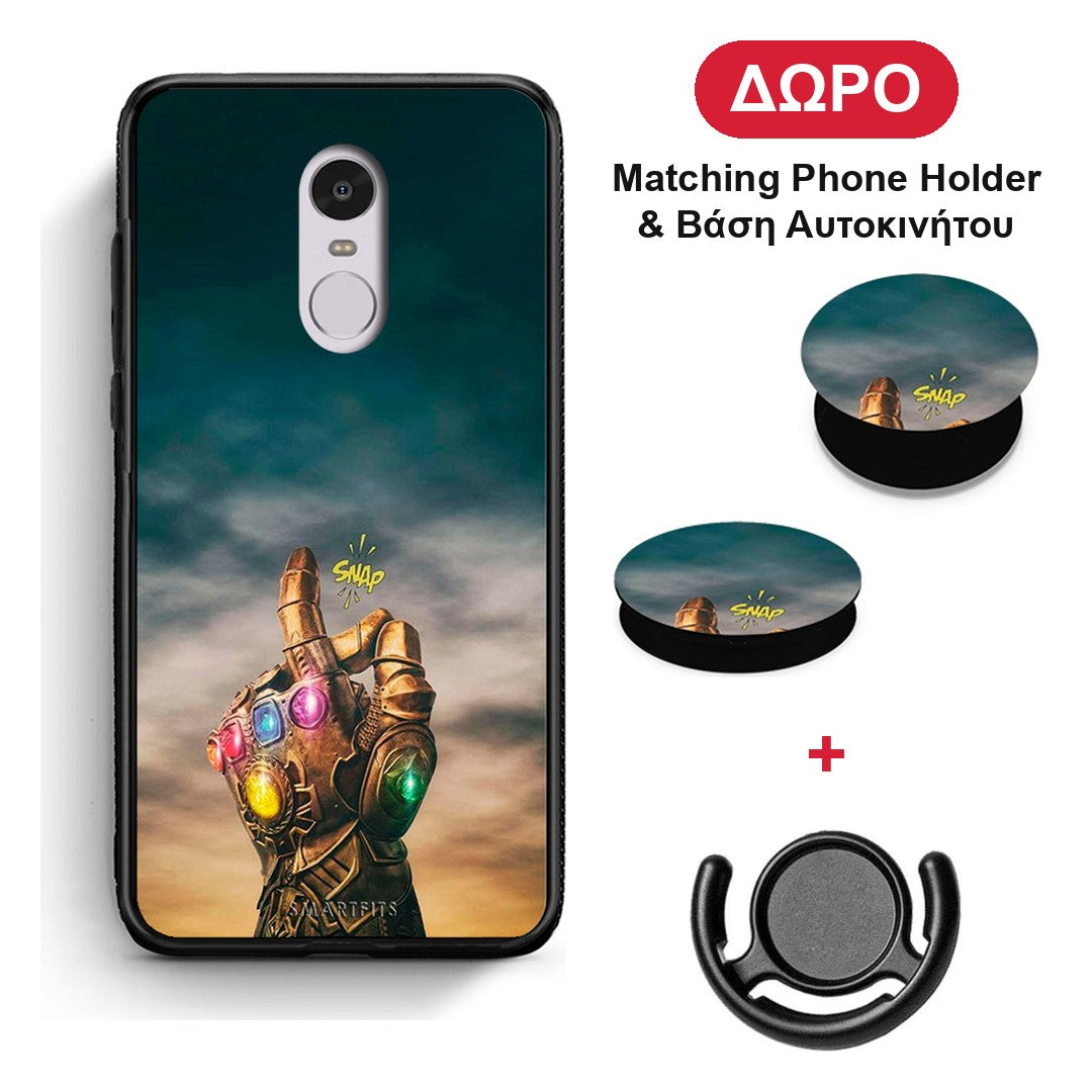 Infinity Snap - Xiaomi Redmi 5 θήκη + Δώρο Phone Holder & Βάση Αυτοκινήτου