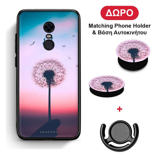 Boho Wish - Xiaomi Redmi 5 Plus θήκη + Δώρο Phone Holder & Βάση Αυτοκινήτου