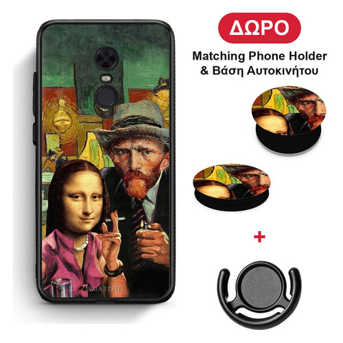 Funny Art - Xiaomi Redmi 5 Plus θήκη + Δώρο Phone Holder & Βάση Αυτοκινήτου