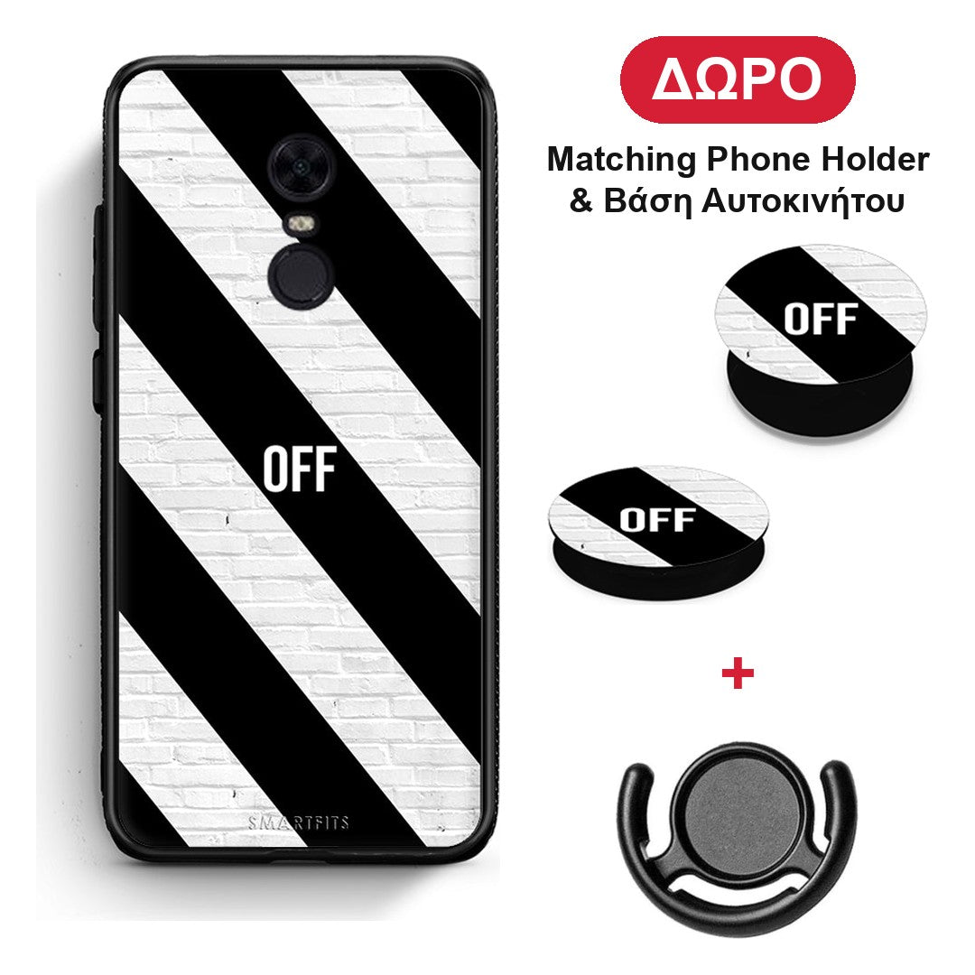 Get Off - Xiaomi Redmi 5 Plus θήκη + Δώρο Phone Holder & Βάση Αυτοκινήτου