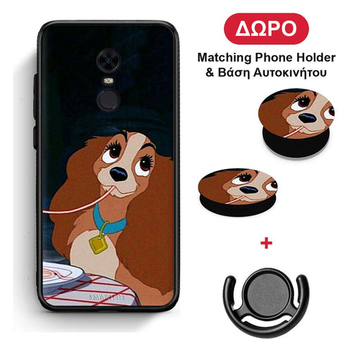 Lady And Tramp 2 - Xiaomi Redmi 5 Plus θήκη + Δώρο Phone Holder & Βάση Αυτοκινήτου