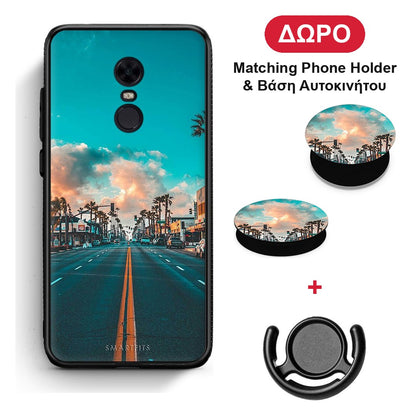 Landscape City - Xiaomi Redmi 5 Plus θήκη + Δώρο Phone Holder & Βάση Αυτοκινήτου