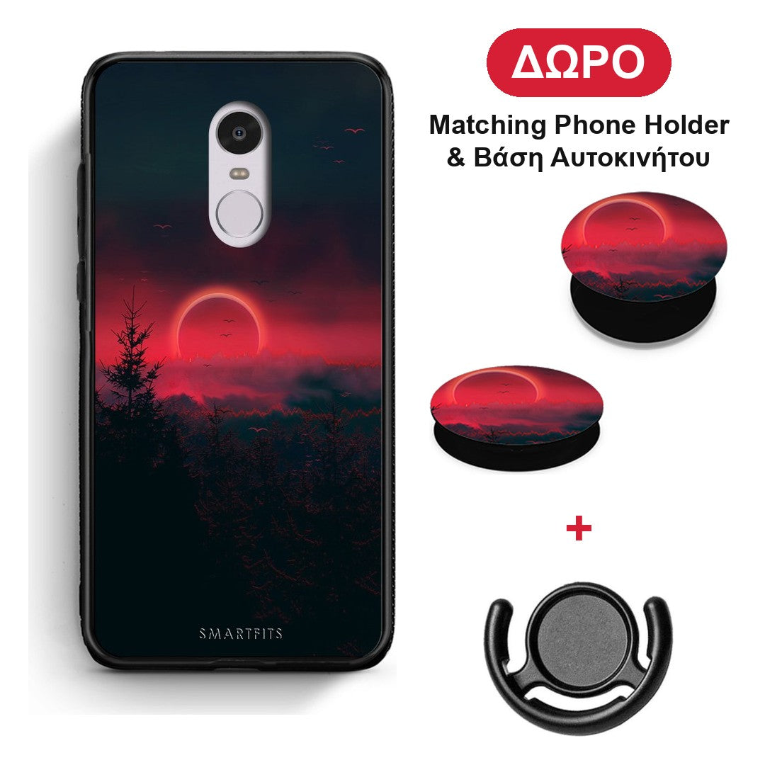 Tropic Sunset - Xiaomi Redmi 5 θήκη + Δώρο Phone Holder & Βάση Αυτοκινήτου