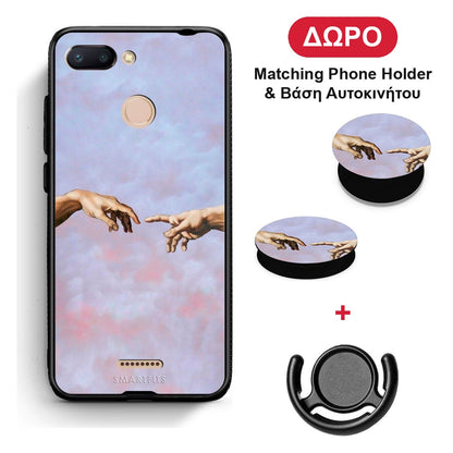 Adam Hand - Xiaomi Redmi 6 θήκη + Δώρο Phone Holder & Βάση Αυτοκινήτου