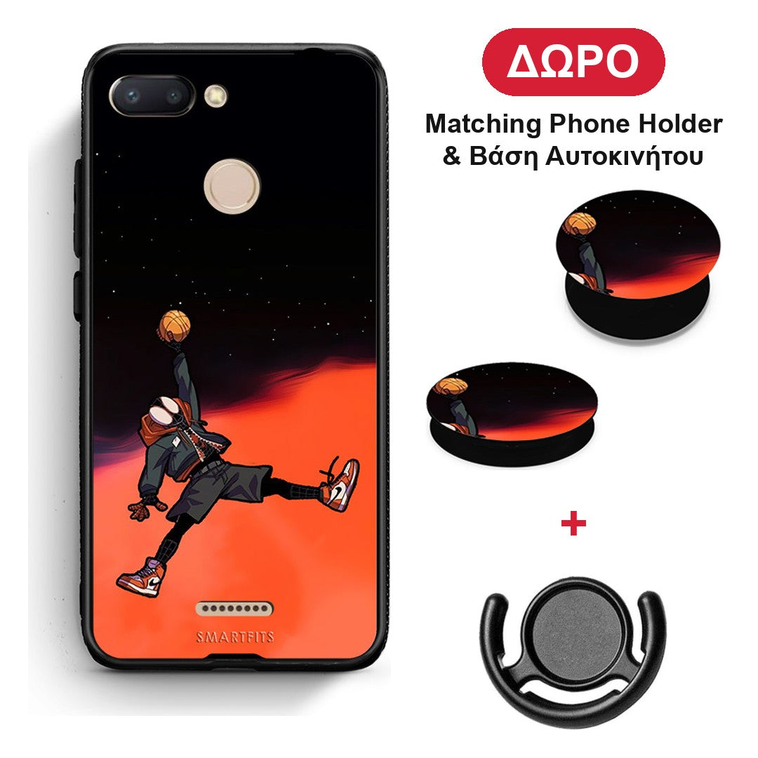 Basketball Hero - Xiaomi Redmi 6 θήκη + Δώρο Phone Holder & Βάση Αυτοκινήτου