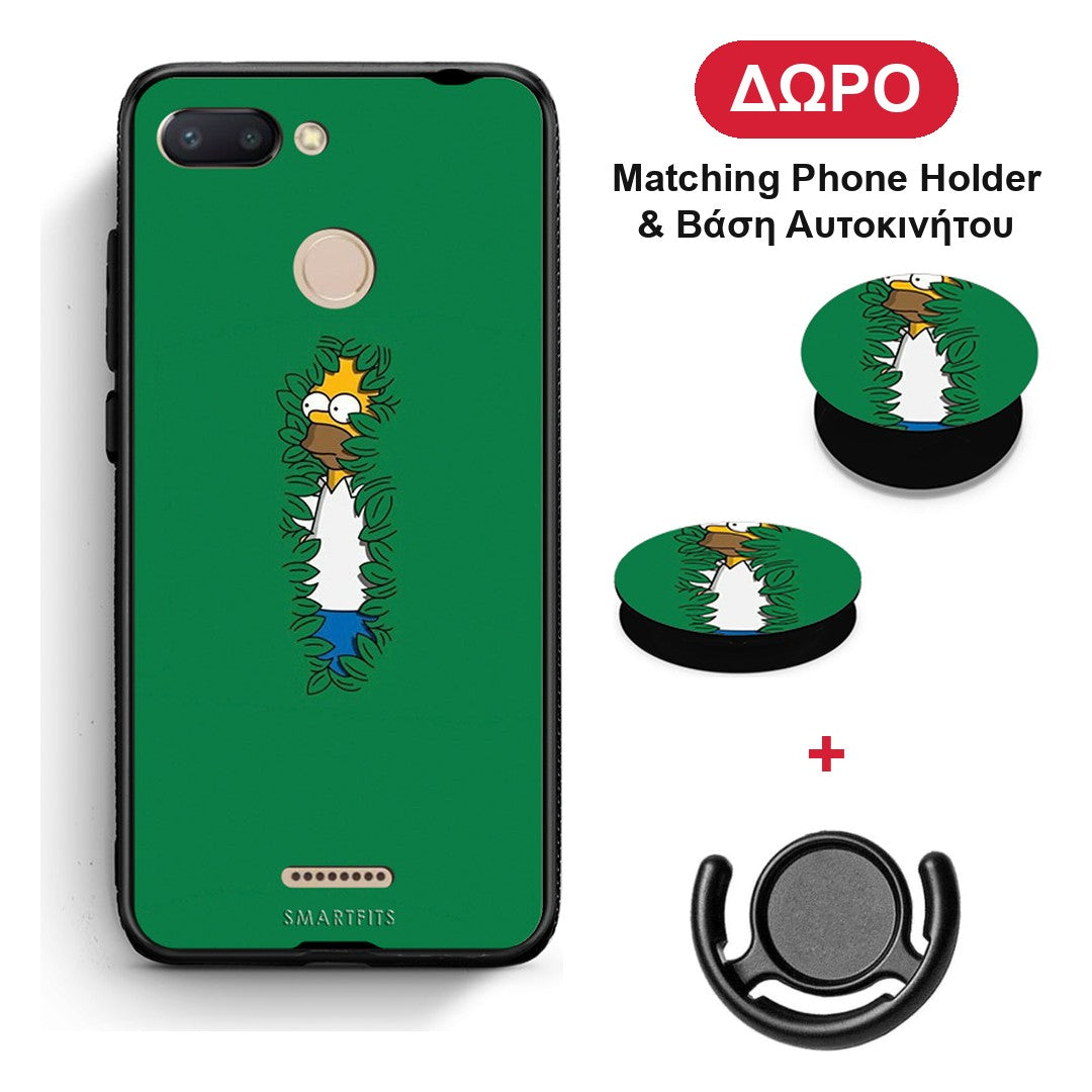 Bush Man - Xiaomi Redmi 6 θήκη + Δώρο Phone Holder & Βάση Αυτοκινήτου