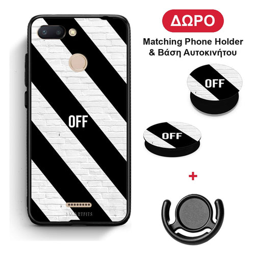 Get Off - Xiaomi Redmi 6 θήκη + Δώρο Phone Holder & Βάση Αυτοκινήτου