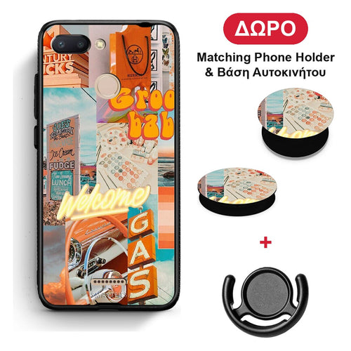 Groovy Babe - Xiaomi Redmi 6 θήκη + Δώρο Phone Holder & Βάση Αυτοκινήτου