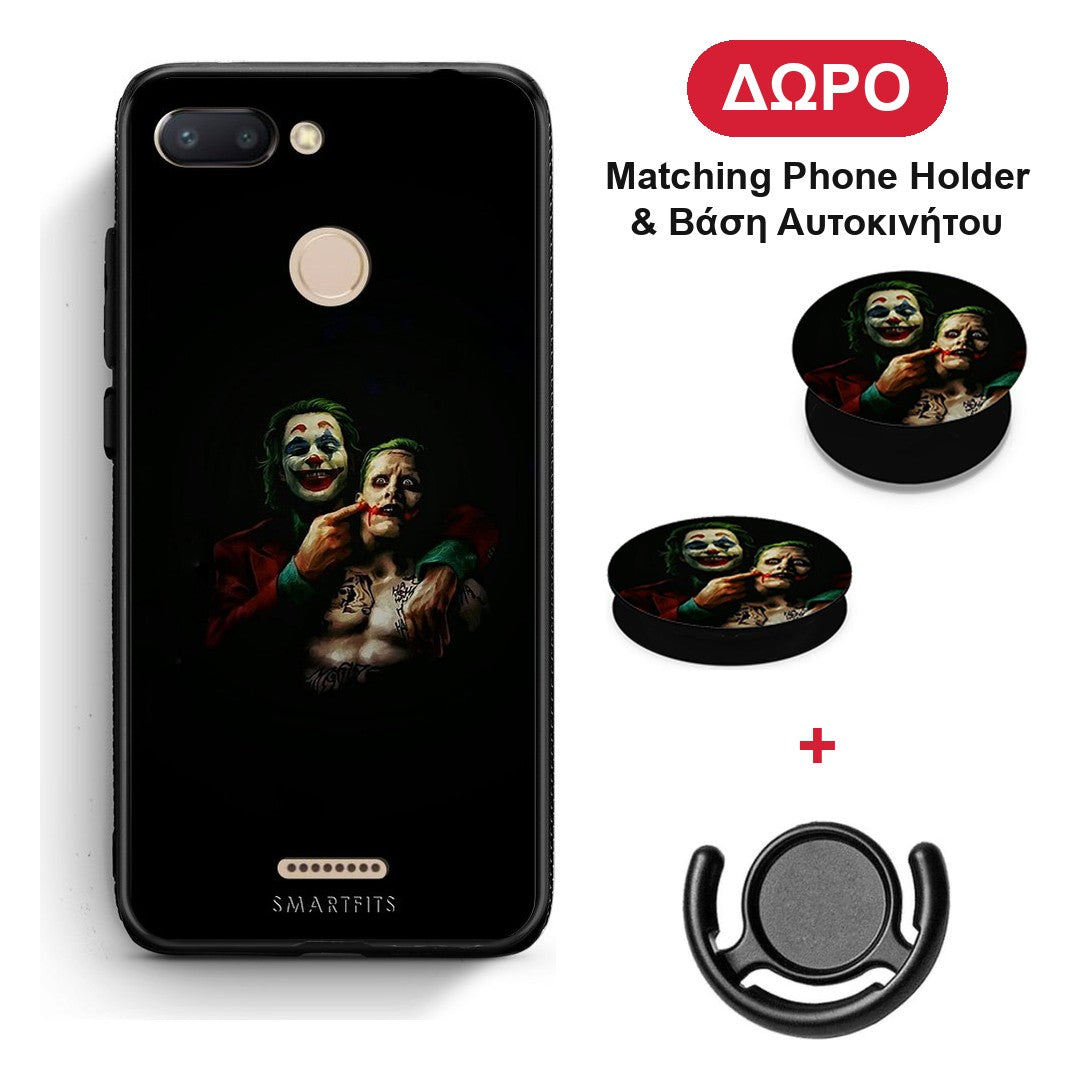 Hero Clown - Xiaomi Redmi 6 θήκη + Δώρο Phone Holder & Βάση Αυτοκινήτου