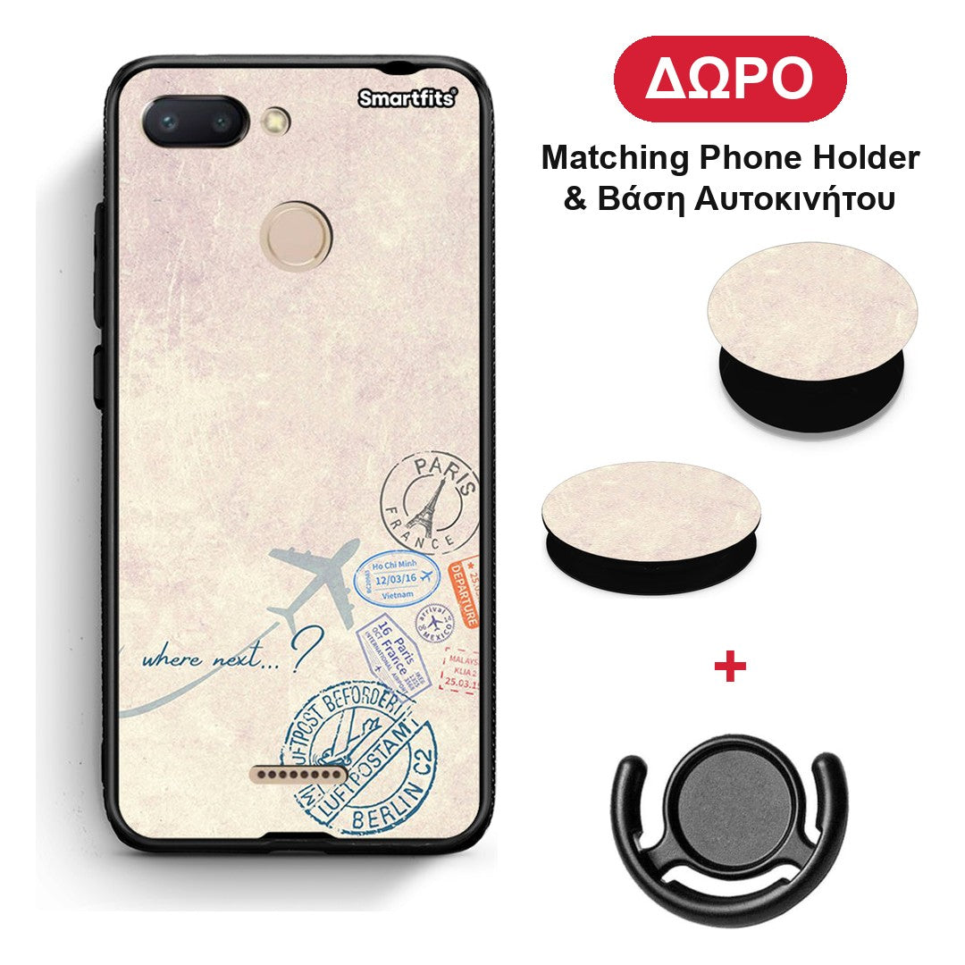 Where Next - Xiaomi Redmi 6 θήκη + Δώρο Phone Holder & Βάση Αυτοκινήτου