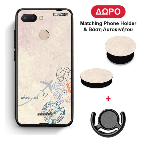 Where Next - Xiaomi Redmi 6 θήκη + Δώρο Phone Holder & Βάση Αυτοκινήτου