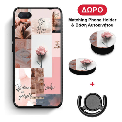 Aesthetic Collage - Xiaomi Redmi 6A θήκη + Δώρο Phone Holder & Βάση Αυτοκινήτου