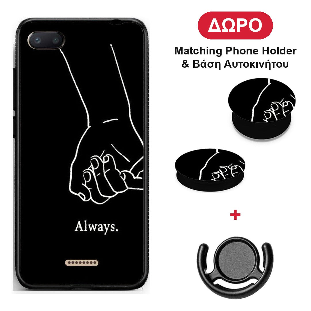 Always & Forever 1 - Xiaomi Redmi 6A θήκη + Δώρο Phone Holder & Βάση Αυτοκινήτου