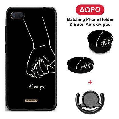 Always & Forever 1 - Xiaomi Redmi 6A θήκη + Δώρο Phone Holder & Βάση Αυτοκινήτου
