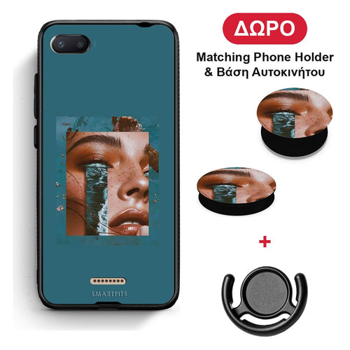 Cry An Ocean - Xiaomi Redmi 6A θήκη + Δώρο Phone Holder & Βάση Αυτοκινήτου