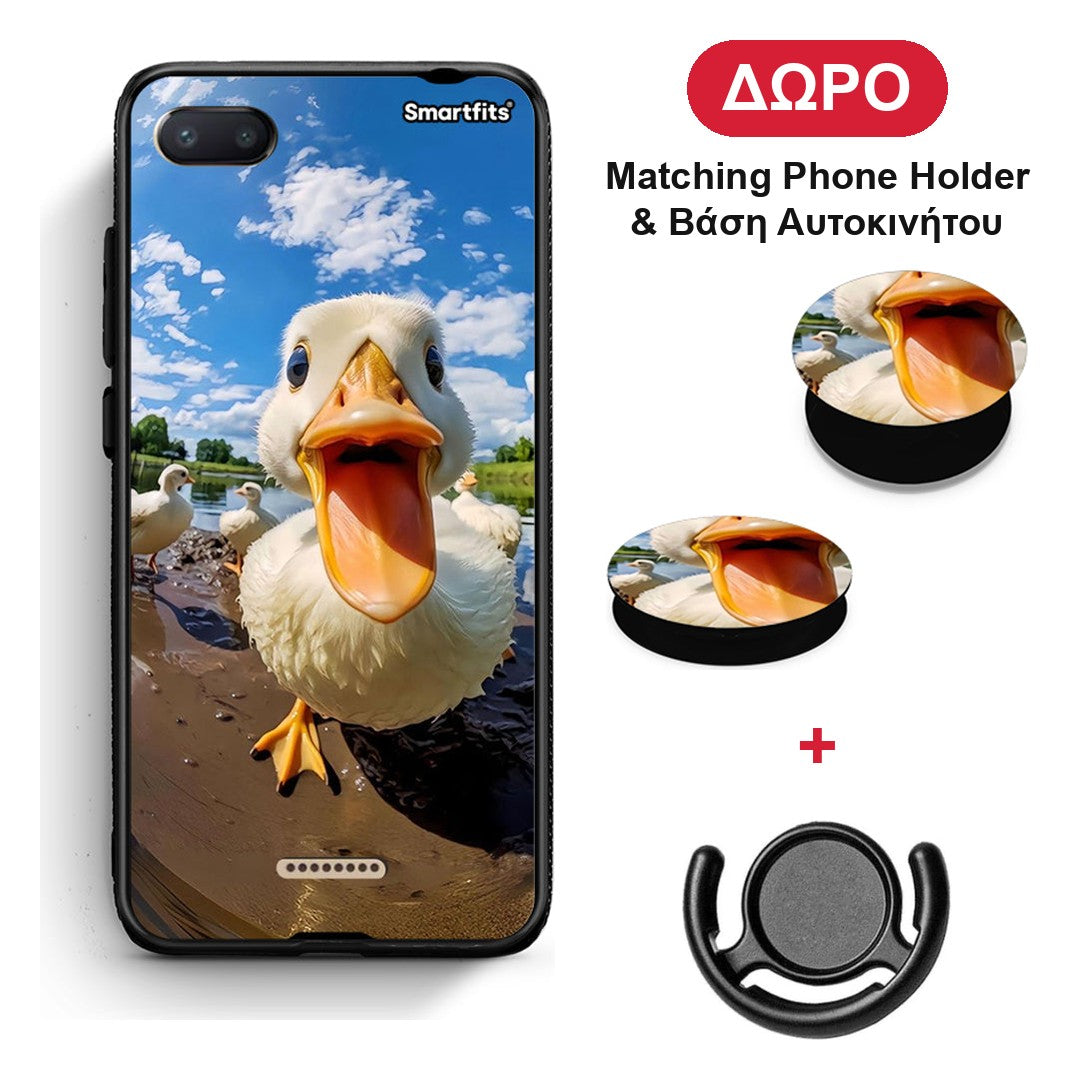 Duck Face - Xiaomi Redmi 6A θήκη + Δώρο Phone Holder & Βάση Αυτοκινήτου