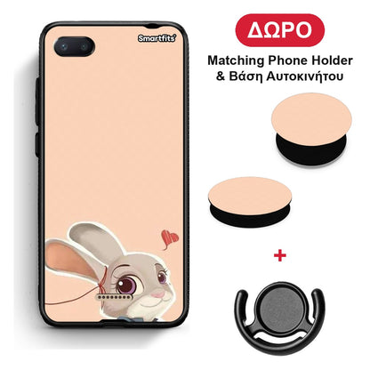 Nick Wilde And Judy Hopps Love 2 - Xiaomi Redmi 6A θήκη + Δώρο Phone Holder & Βάση Αυτοκινήτου