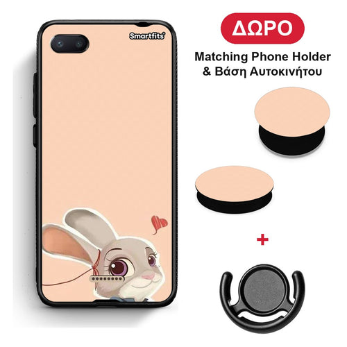 Nick Wilde And Judy Hopps Love 2 - Xiaomi Redmi 6A θήκη + Δώρο Phone Holder & Βάση Αυτοκινήτου