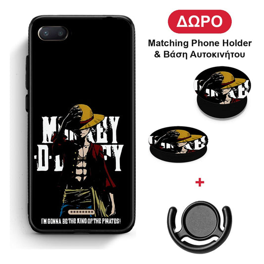 Pirate King - Xiaomi Redmi 6A θήκη + Δώρο Phone Holder & Βάση Αυτοκινήτου
