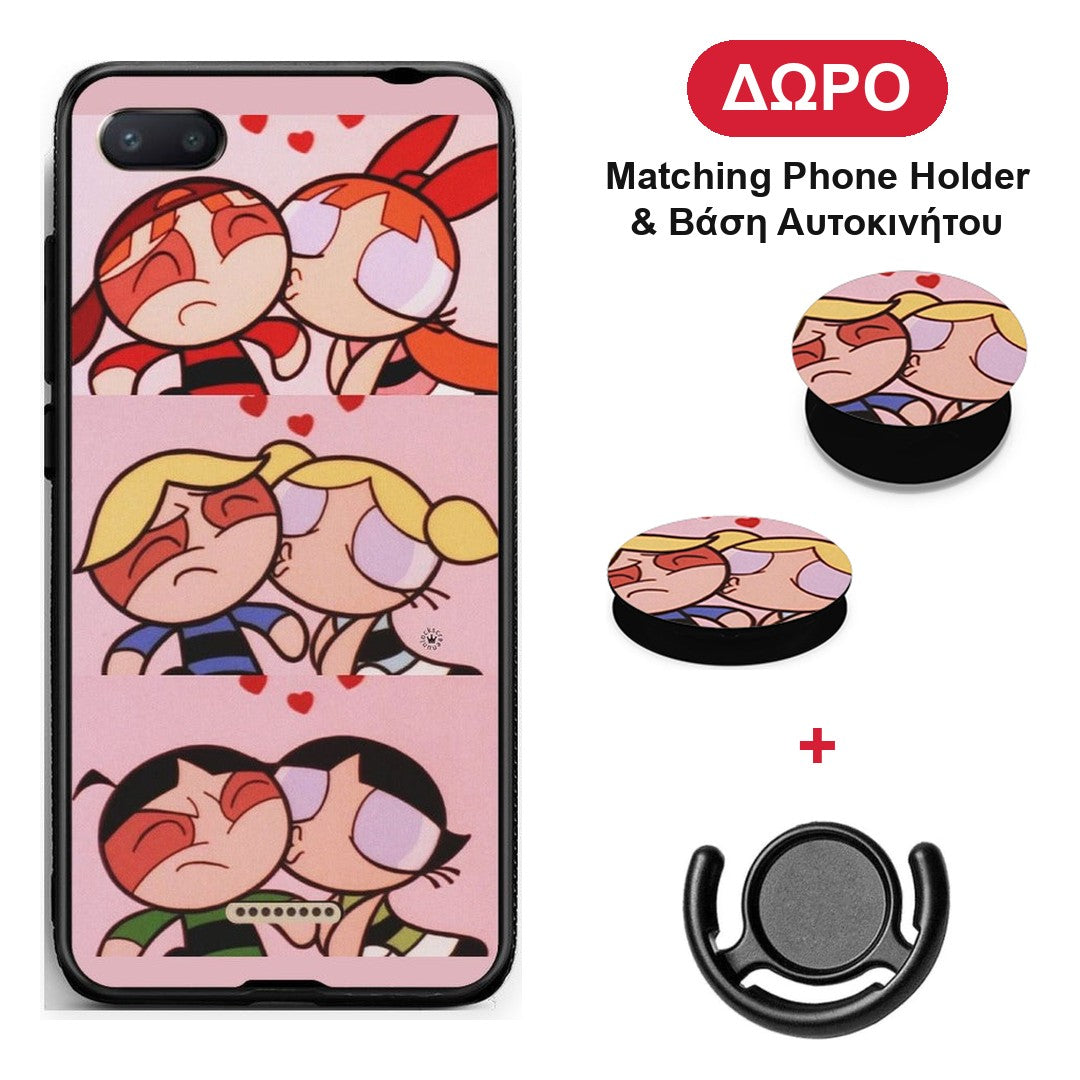 Puff Love - Xiaomi Redmi 6A θήκη + Δώρο Phone Holder & Βάση Αυτοκινήτου