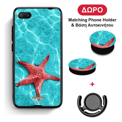 Red Starfish - Xiaomi Redmi 6A θήκη + Δώρο Phone Holder & Βάση Αυτοκινήτου