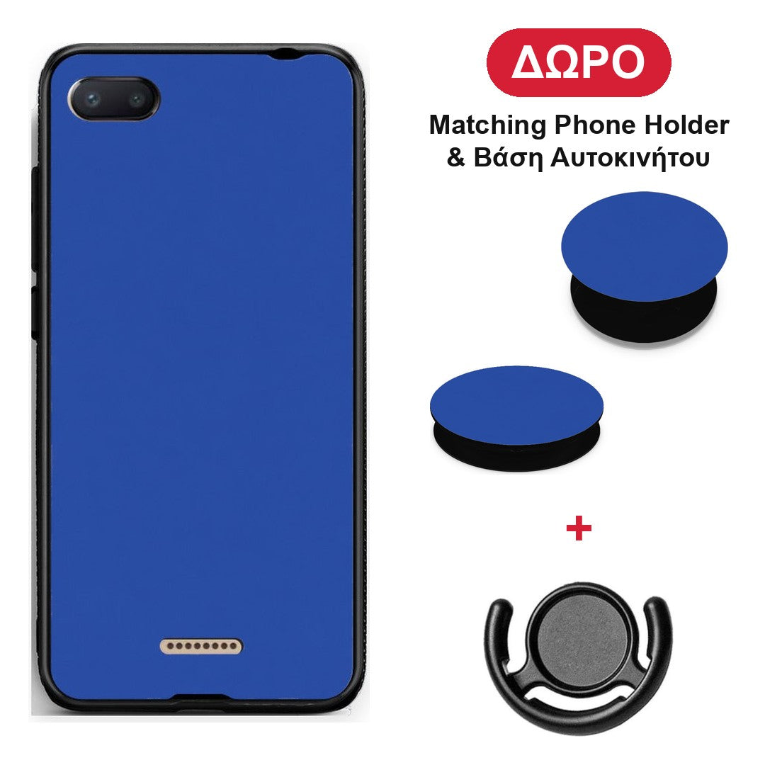 Royal Blue - Xiaomi Redmi 6A θήκη + Δώρο Phone Holder & Βάση Αυτοκινήτου