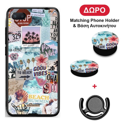 Summer Vibes - Xiaomi Redmi 6A θήκη + Δώρο Phone Holder & Βάση Αυτοκινήτου