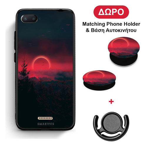Tropic Sunset - Xiaomi Redmi 6A θήκη + Δώρο Phone Holder & Βάση Αυτοκινήτου
