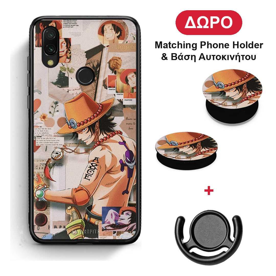 Anime Collage - Xiaomi Redmi 7 θήκη + Δώρο Phone Holder & Βάση Αυτοκινήτου