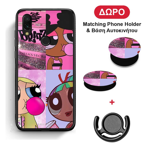 Bubble Girls - Xiaomi Redmi 7 θήκη + Δώρο Phone Holder & Βάση Αυτοκινήτου