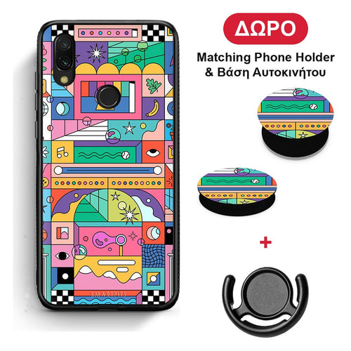 Bubbles Soap - Xiaomi Redmi 7 θήκη + Δώρο Phone Holder & Βάση Αυτοκινήτου