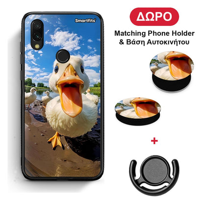 Duck Face - Xiaomi Redmi 7 θήκη + Δώρο Phone Holder & Βάση Αυτοκινήτου