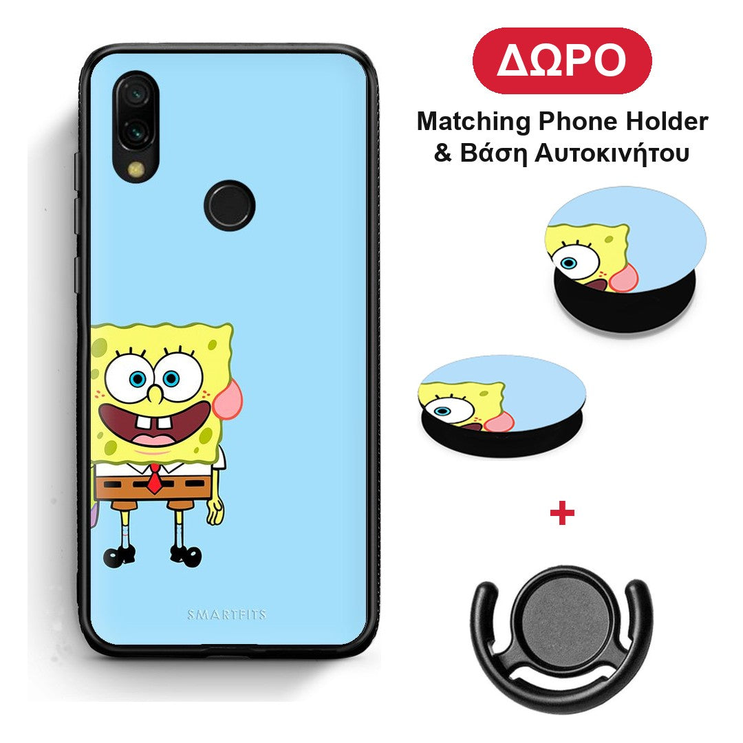 Friends Bob - Xiaomi Redmi 7 θήκη + Δώρο Phone Holder & Βάση Αυτοκινήτου