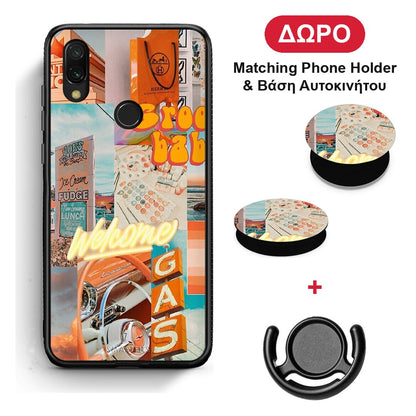 Groovy Babe - Xiaomi Redmi 7 θήκη + Δώρο Phone Holder & Βάση Αυτοκινήτου