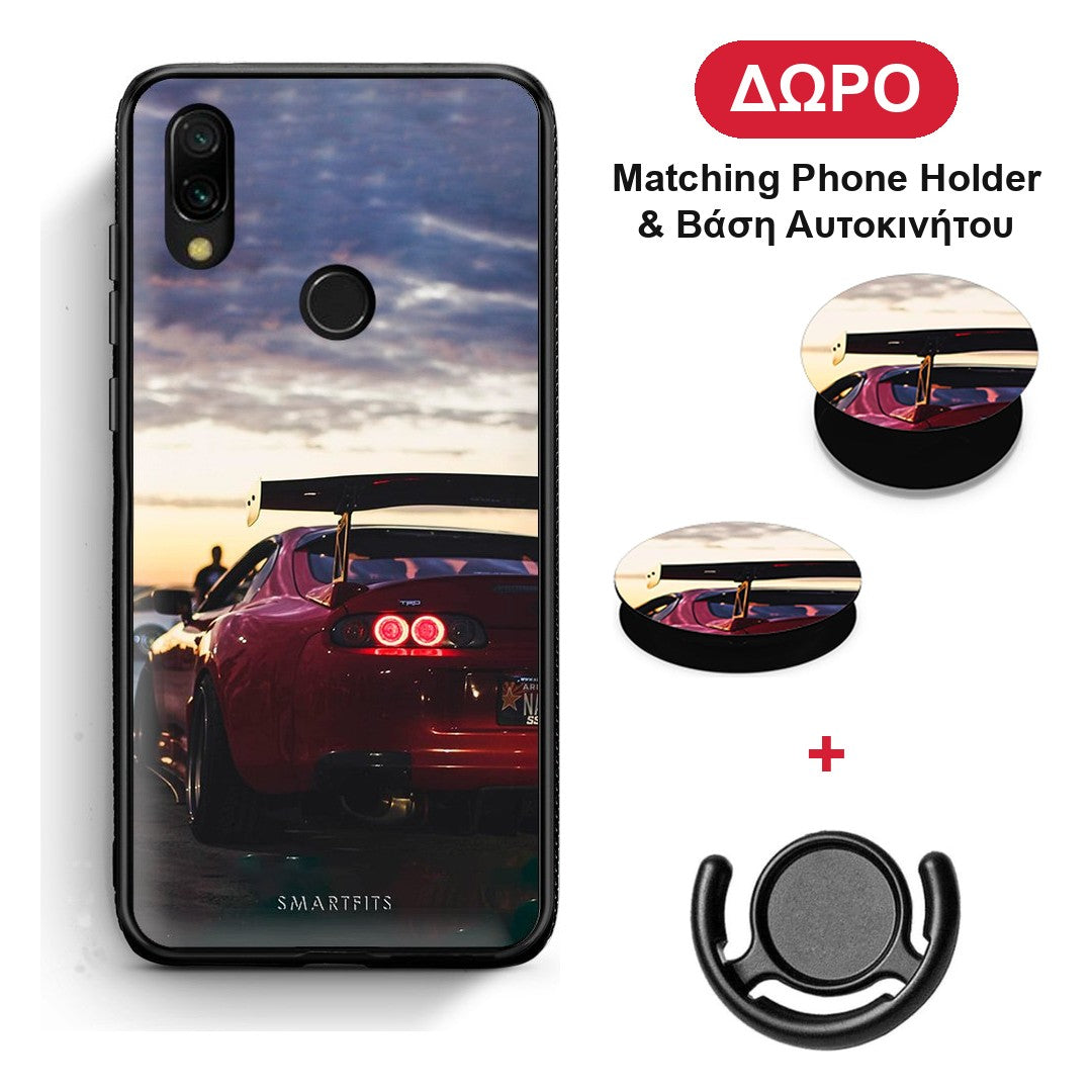 Racing Supra - Xiaomi Redmi 7 θήκη + Δώρο Phone Holder & Βάση Αυτοκινήτου