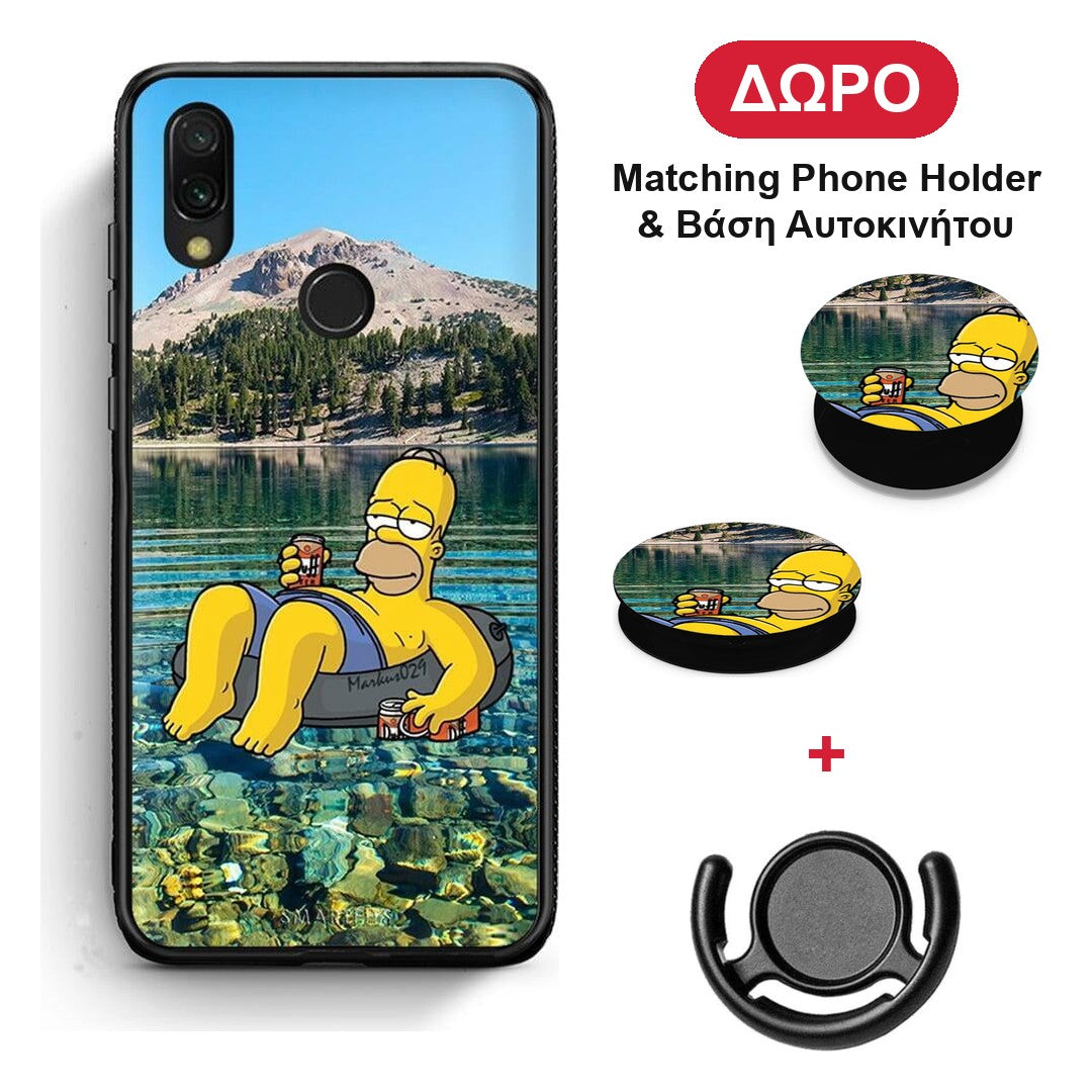 Summer Happiness - Xiaomi Redmi 7 θήκη + Δώρο Phone Holder & Βάση Αυτοκινήτου