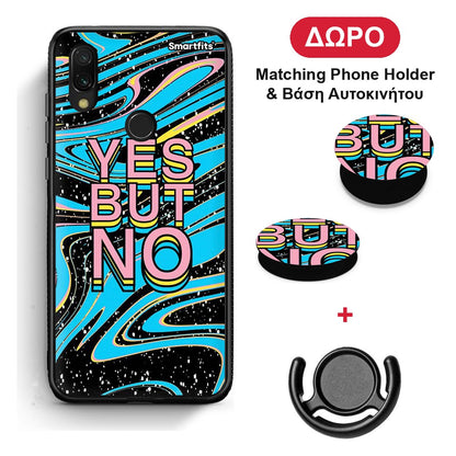 Yes But No - Xiaomi Redmi 7 θήκη + Δώρο Phone Holder & Βάση Αυτοκινήτου