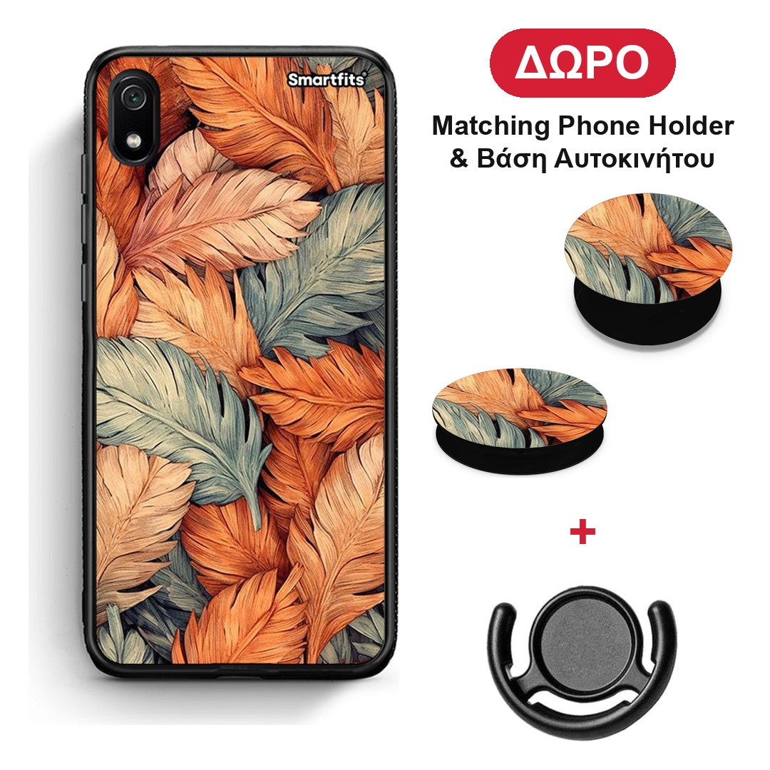 Autumn Leaves - Xiaomi Redmi 7A θήκη + Δώρο Phone Holder & Βάση Αυτοκινήτου