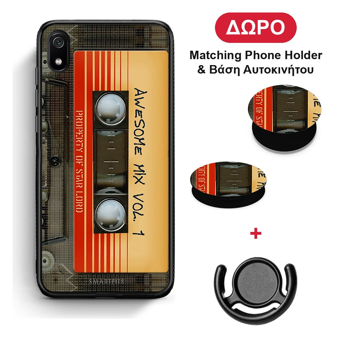 Awesome Mix - Xiaomi Redmi 7A θήκη + Δώρο Phone Holder & Βάση Αυτοκινήτου