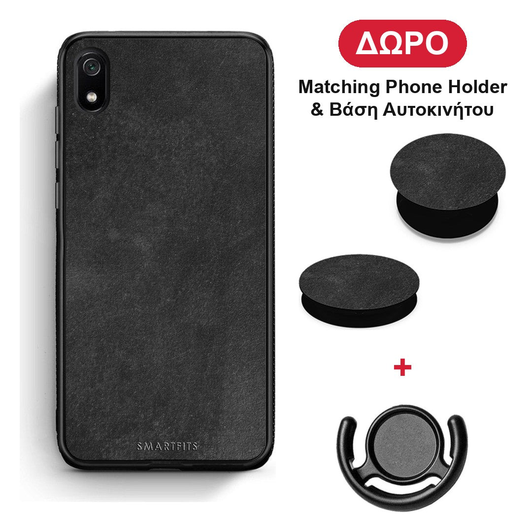 Color Black Slate - Xiaomi Redmi 7A θήκη + Δώρο Phone Holder & Βάση Αυτοκινήτου