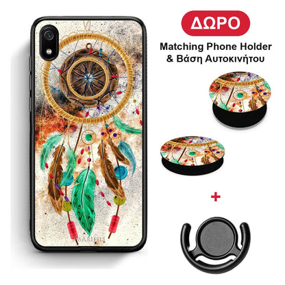Boho DreamCatcher - Xiaomi Redmi 7A θήκη + Δώρο Phone Holder & Βάση Αυτοκινήτου