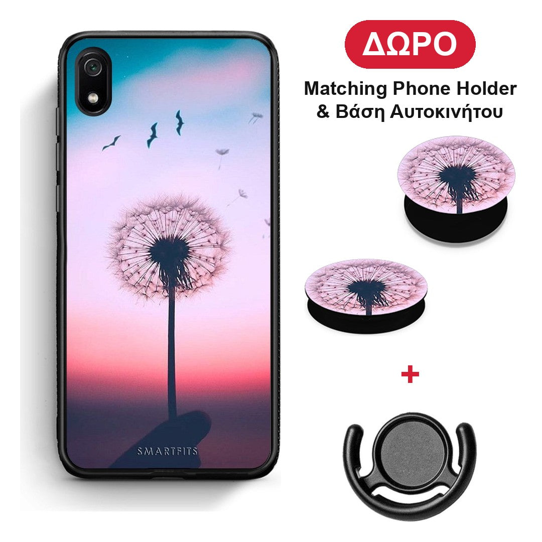 Boho Wish - Xiaomi Redmi 7A θήκη + Δώρο Phone Holder & Βάση Αυτοκινήτου