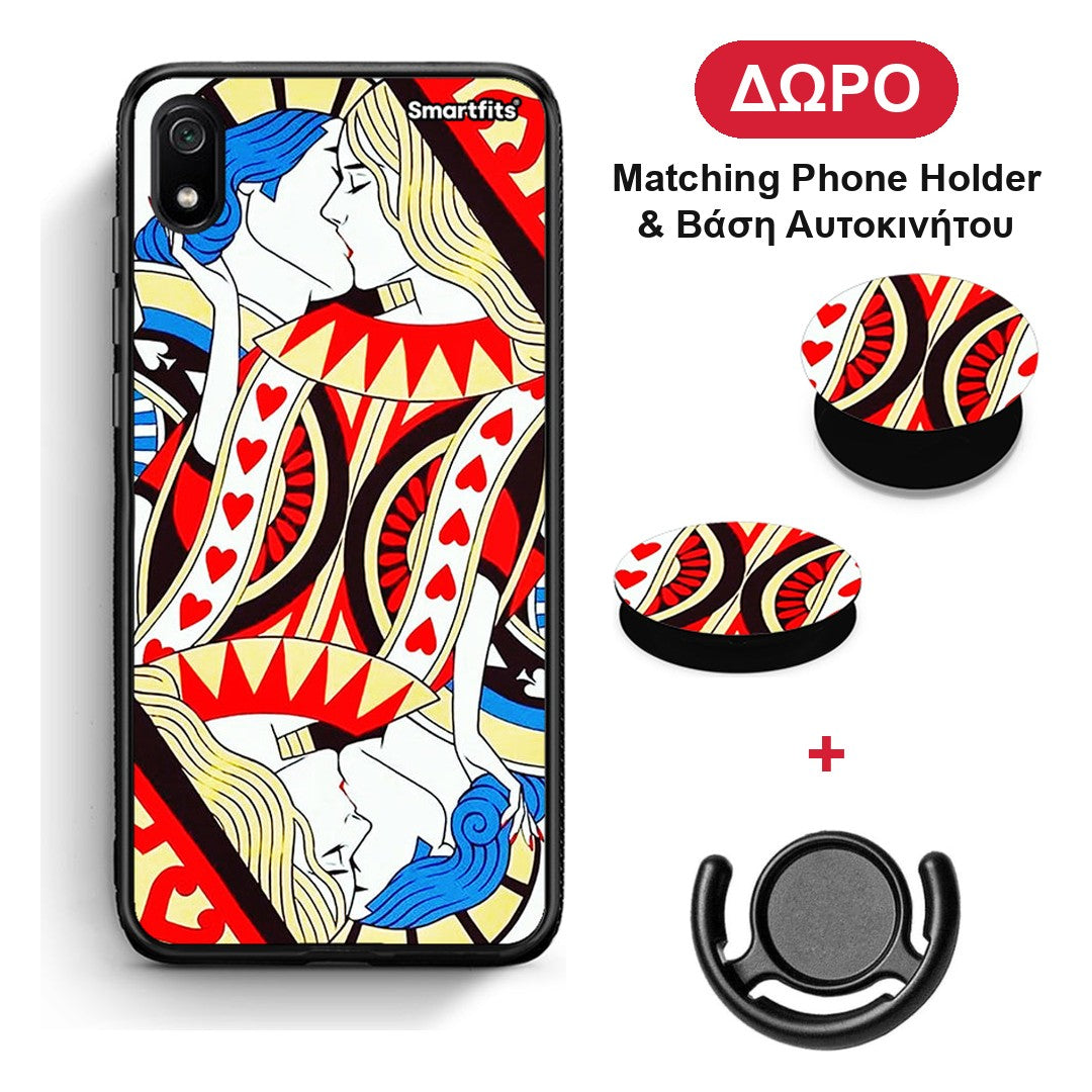 Card Love - Xiaomi Redmi 7A θήκη + Δώρο Phone Holder & Βάση Αυτοκινήτου