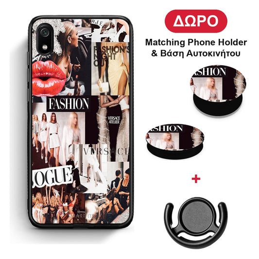 Collage Fashion - Xiaomi Redmi 7A θήκη + Δώρο Phone Holder & Βάση Αυτοκινήτου