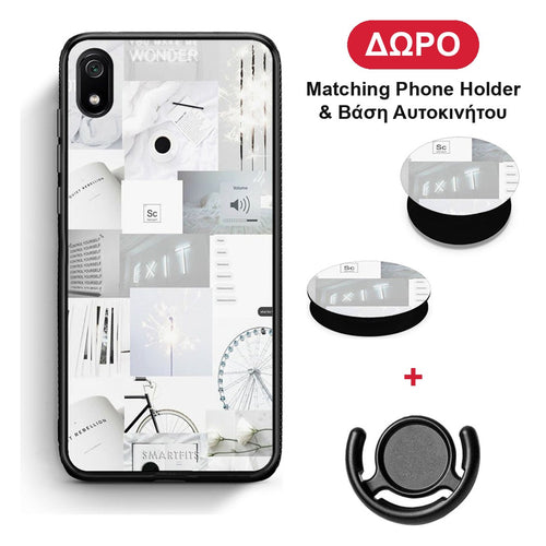 Collage Make Me Wonder - Xiaomi Redmi 7A θήκη + Δώρο Phone Holder & Βάση Αυτοκινήτου