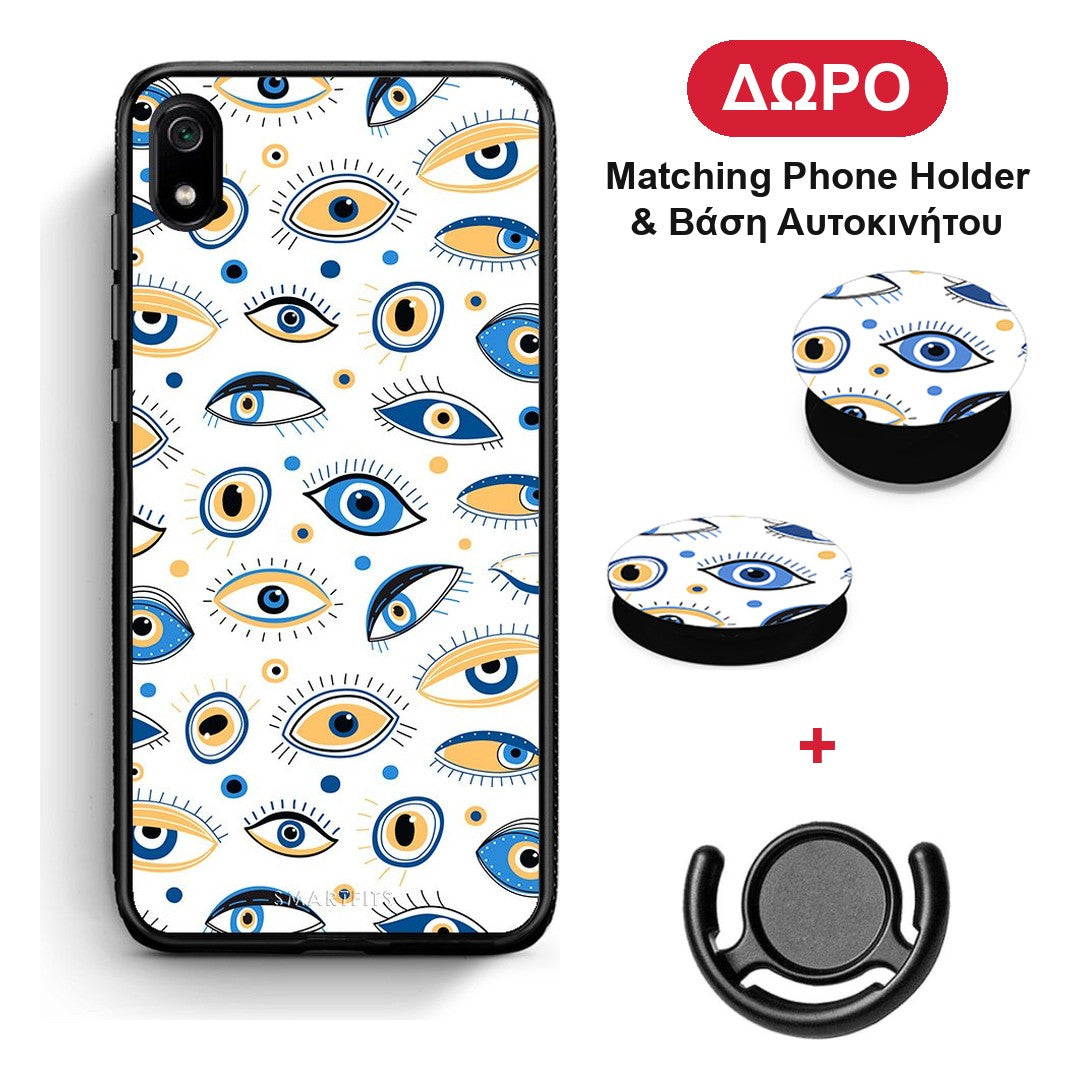 Ftou Ftou - Xiaomi Redmi 7A θήκη + Δώρο Phone Holder & Βάση Αυτοκινήτου