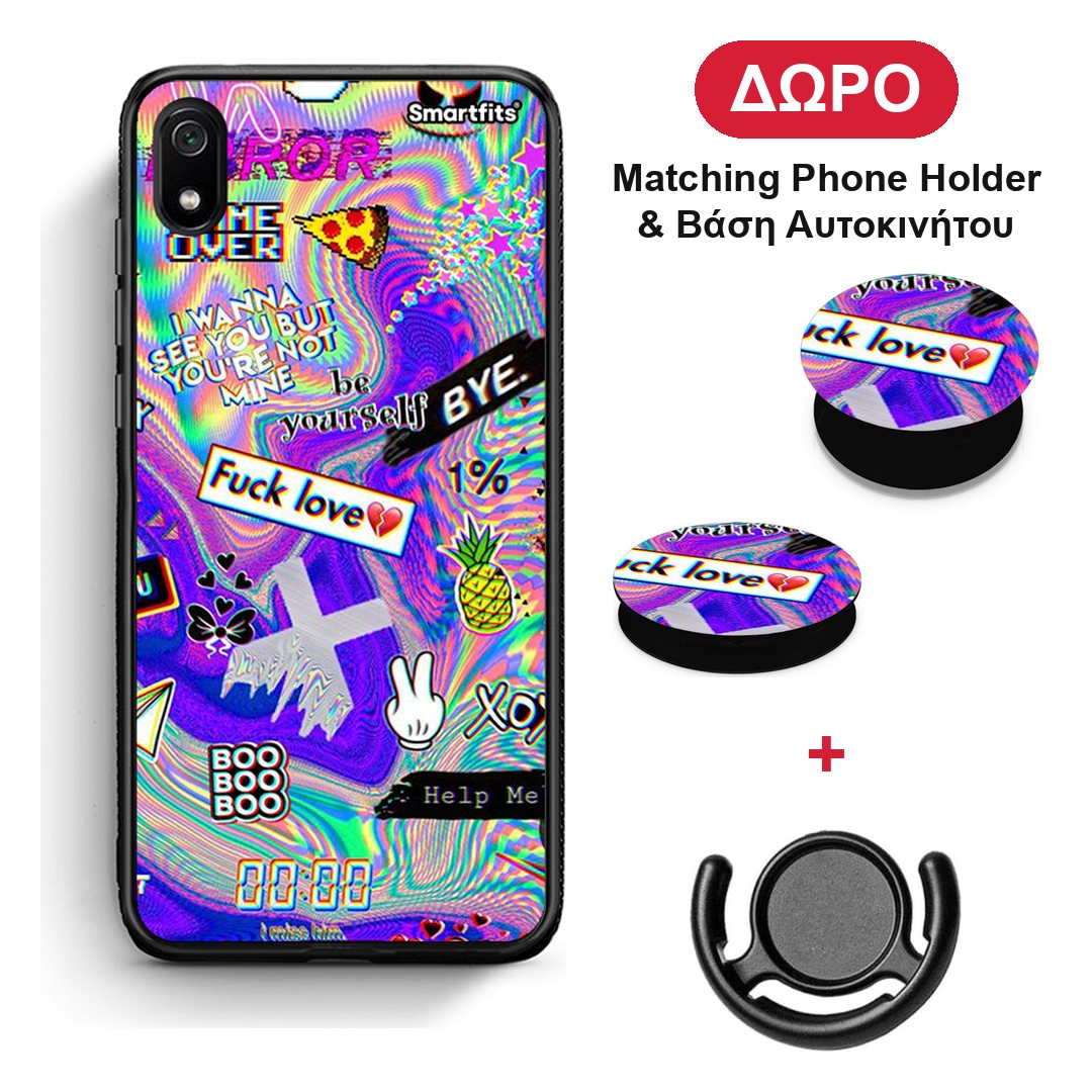 Game Over - Xiaomi Redmi 7A θήκη + Δώρο Phone Holder & Βάση Αυτοκινήτου
