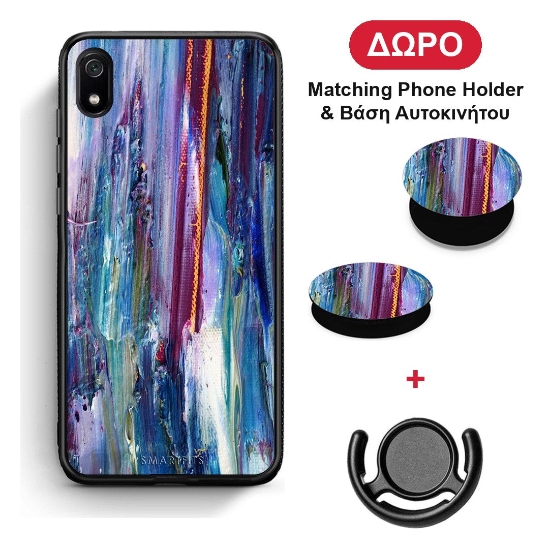 Paint Winter - Xiaomi Redmi 7A θήκη + Δώρο Phone Holder & Βάση Αυτοκινήτου