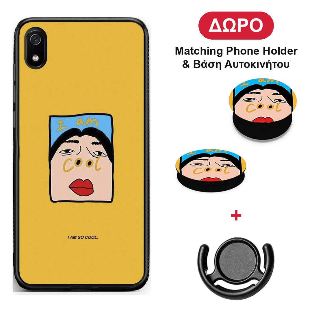So Cool - Xiaomi Redmi 7A θήκη + Δώρο Phone Holder & Βάση Αυτοκινήτου