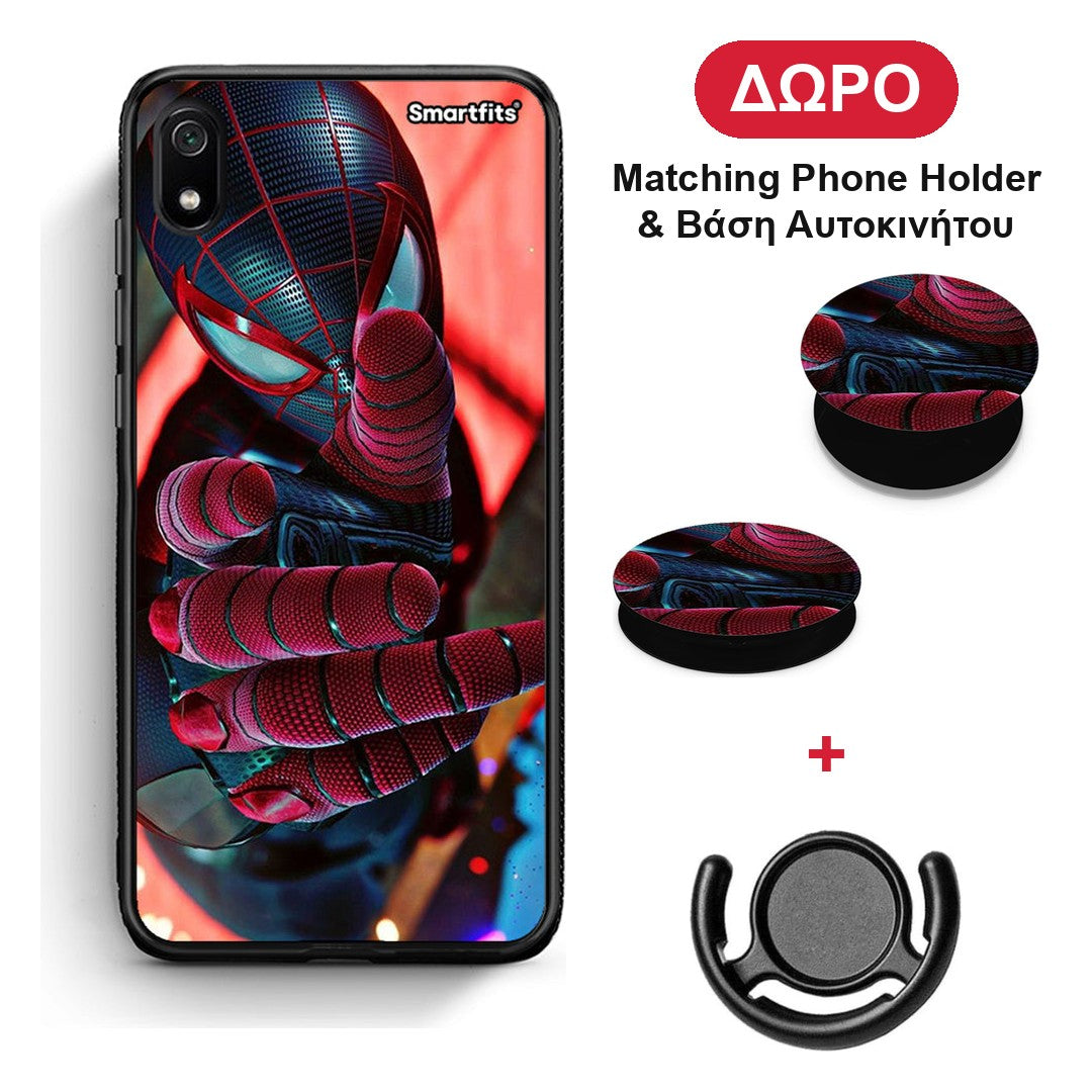Spider Hand - Xiaomi Redmi 7A θήκη + Δώρο Phone Holder & Βάση Αυτοκινήτου